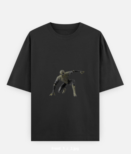 Black Spider-Man T-Shirt Apparel