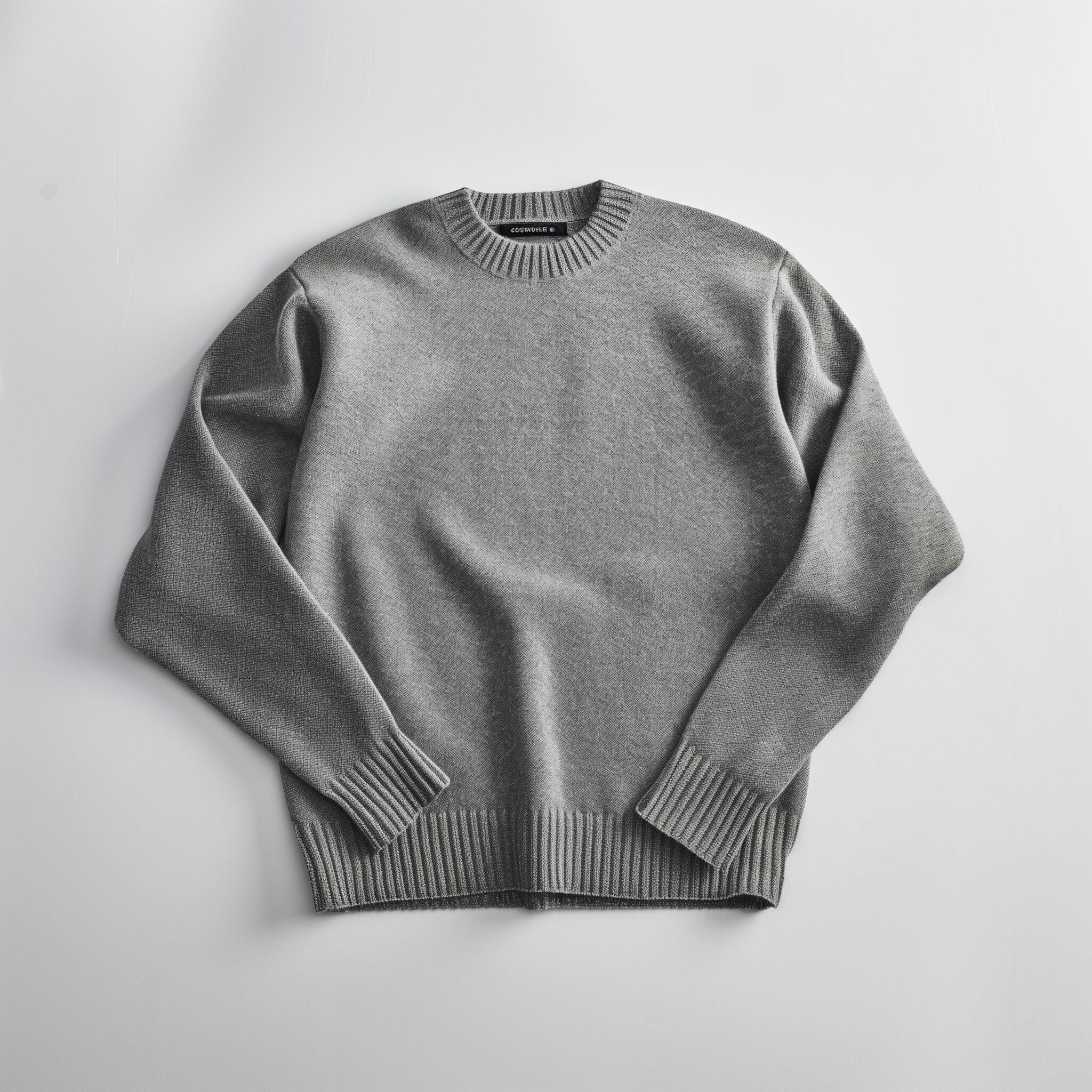 GREY PLAIN T-SHIRT (FULL SLEVE)